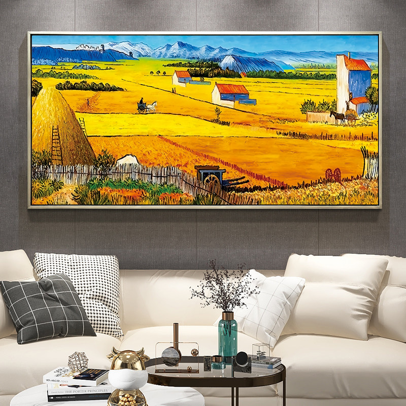 Van Gogh Cross embroidery famous harvest high end 2022 new embroidery room line embroidery by hand embroidery itself