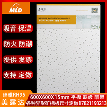 Meloda Mine Cotton Plate Surface Pinhole Audio - Appearance 600 x 600 dark slot factory with direct ceiling ceiling