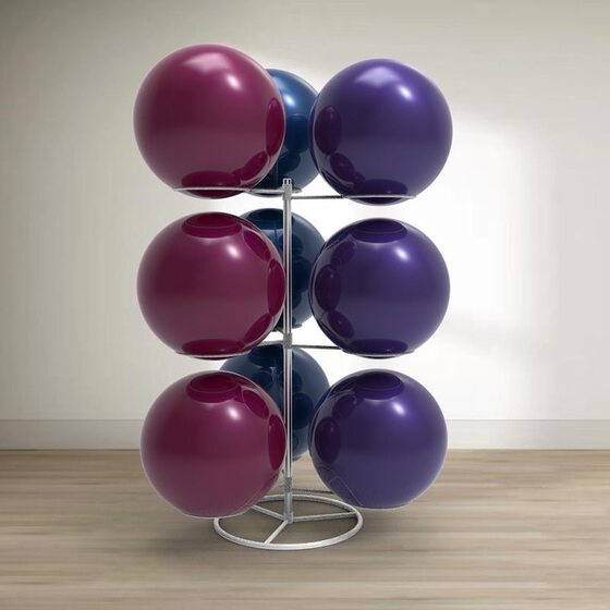 Yoga Ball Rack, Multi-Layer Yoga Studio Storage Rack, Gym Storage Equipment for Storing Wave Speed Balls, Half Balls, and Medicine Balls