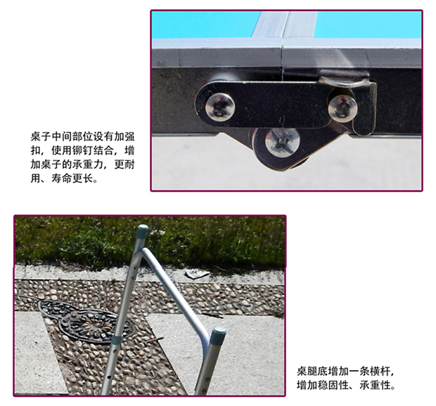 Bàn gấp ngoài trời di động nướng bàn dã ngoại gian hàng gian hàng bàn gian hàng bàn ghế quảng cáo quảng cáo gấp bàn - Bàn bàn học đôi