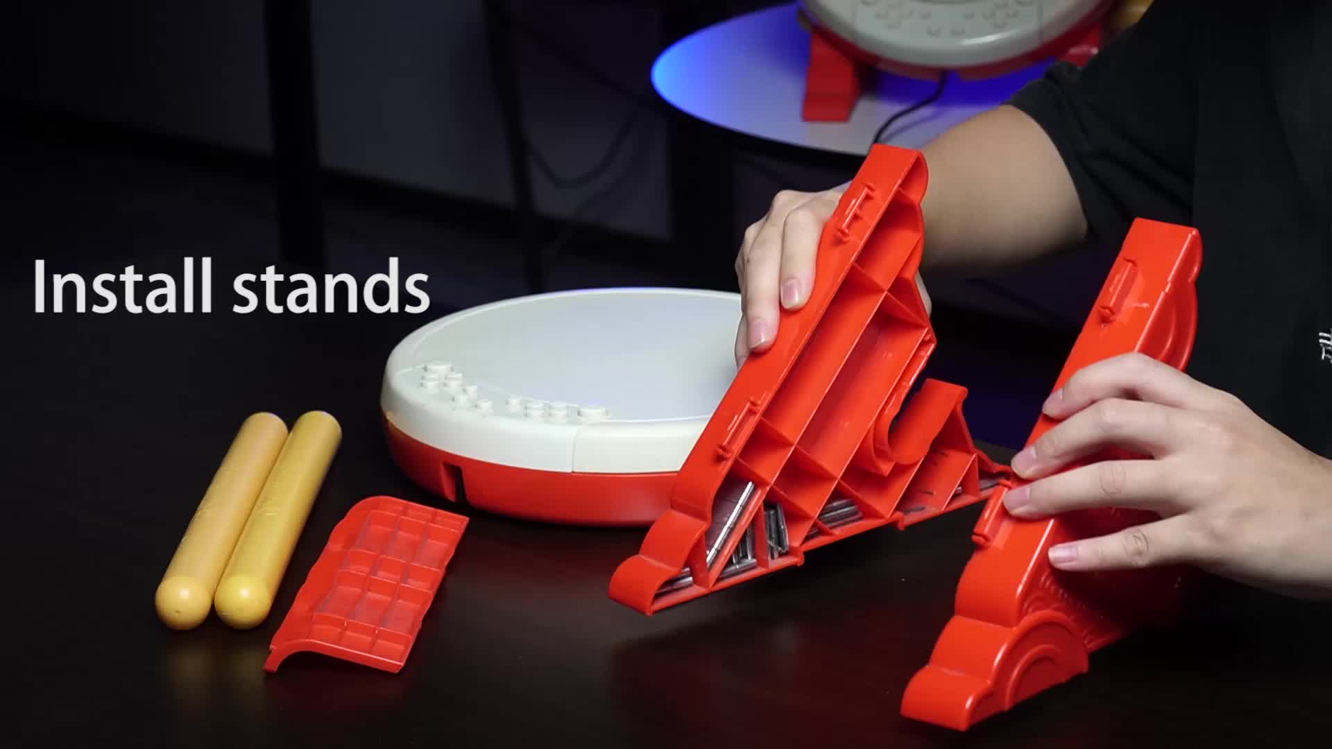 Iine Taiko Drum Controller For Nintendo Switch/ps4/pc,With Two Drum