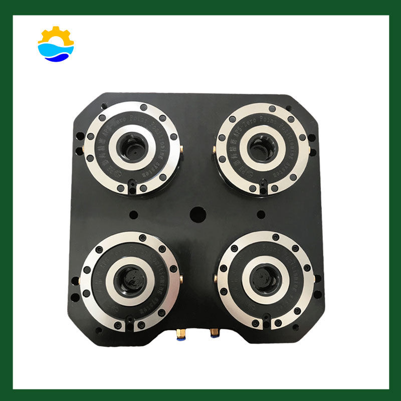 Zero point positioning system Double station machining Fast facelift High precision system Pneumatic fixture positioning