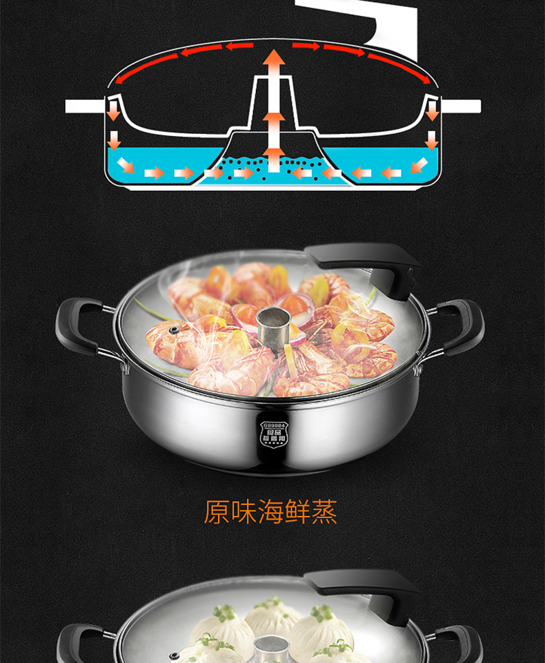 Supor thông minh điều khiển trượt nồi lẩu bếp điện hấp nhà lớn thời gian cháy SDHCB58-210 - Bếp cảm ứng bếp hafele