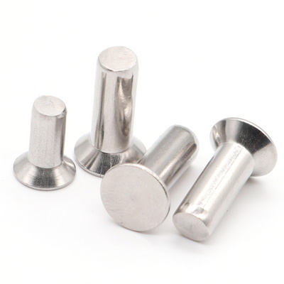 M2M2 5M3M4M5M6 304 stainless steel countersunk rivet GB869 solid rivet flat head knock nail flat cone head