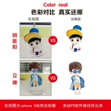 Акриловый двусторонний брелок, фотография, мультяшная индивидуальная подвеска, делается под заказ, «сделай сам»