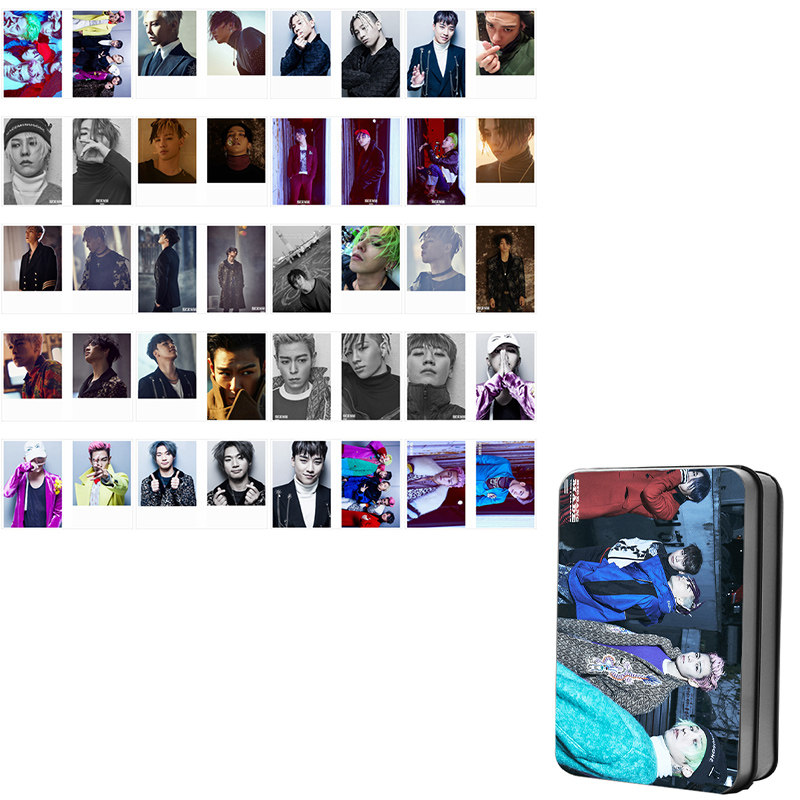 BIGBANG T.O.P ポラロイド KPOP Bigbang GD T.O.P G-DRAGON TAEYANG DAESUNG 40pcs Polaroid LOMO