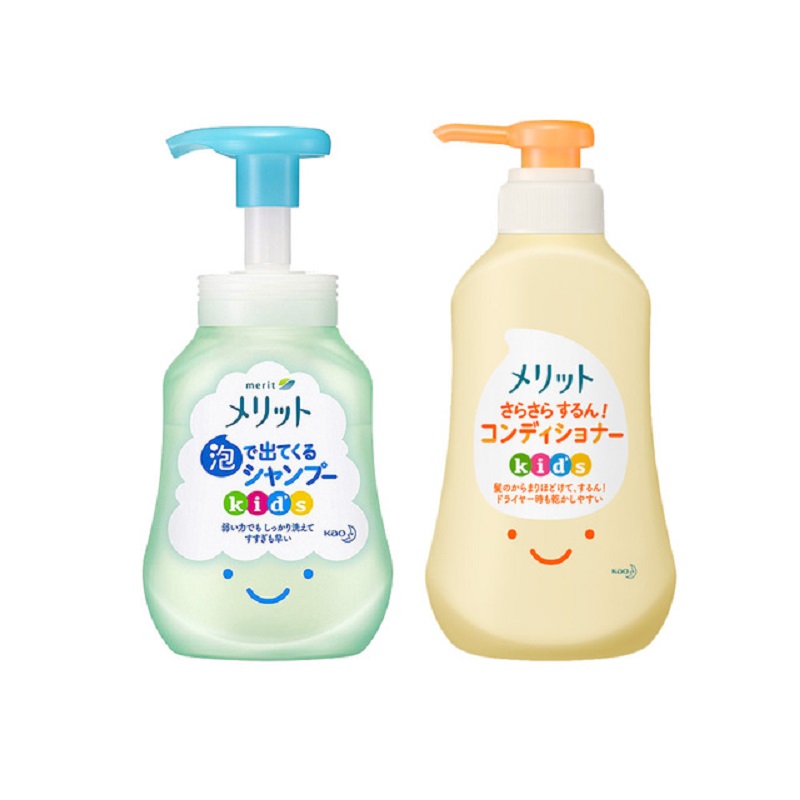 日本花王儿童洗发水儿专用护发素2-12岁男女宝宝洗发露无硅油套装