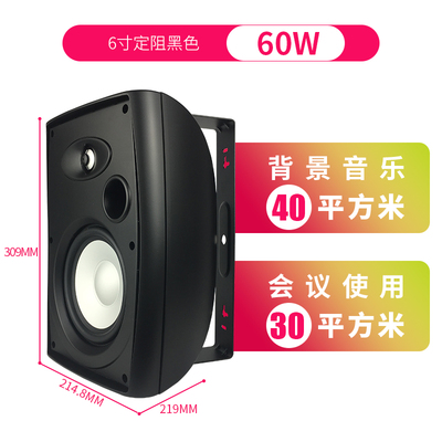 Swans VA6-OS fixed resistance fixed pressure wall-mounted speaker 4 inches 5 inches 6 inches 8 inches conference room sound effect is super good black and white