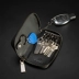 Túi chìa khóa xe công suất lớn túi chìa khóa đơn giản khóa kéo túi phổ quát thắt lưng treo xe đa chức năng keyring