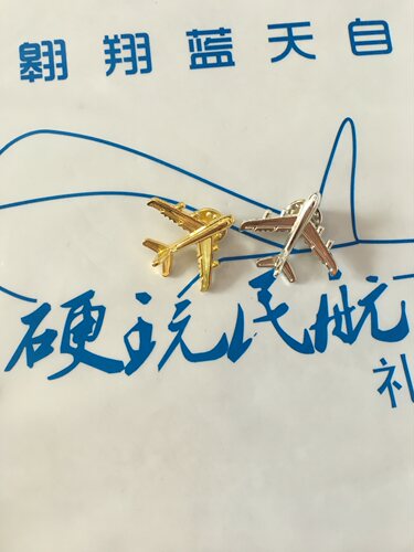 空客正品迷你小飞机民航特色徽章