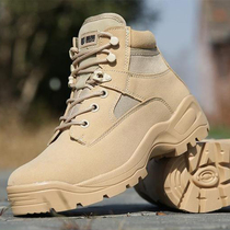 Spring and Autumn Outdoor Tactics Male Special Forces Ultra Light Waterproof Anti-skid Combat Boots Tactical Boots Outdoor Mountaineering Shoes Training Shoes