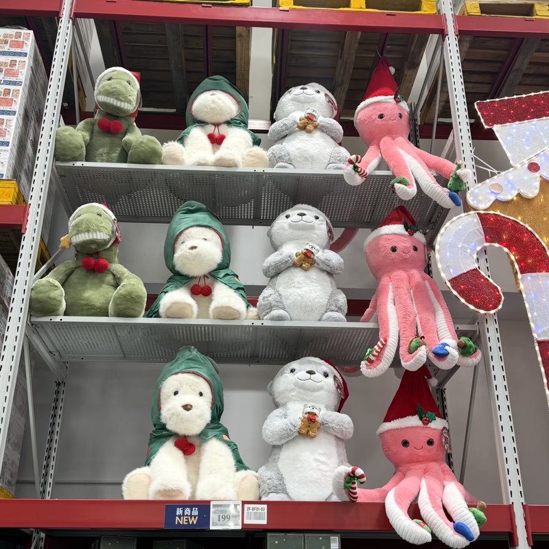 Sam's Club Large West Highland Terrier Plush Toy Christmas Gift Cute Octopus Dinosaur