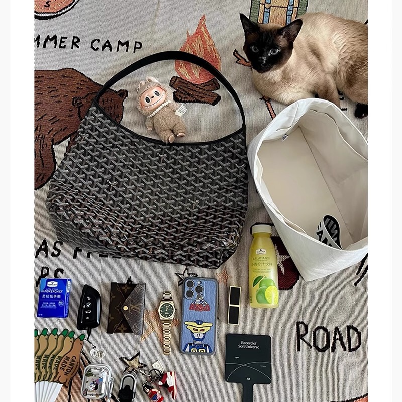 Dj25 Is a Must-Have~ Super Practical, Lightweight, Large-Capacity Mother-Child Bag with Printed Single-Shoulder Hobo Tote Bag