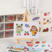 Cute children transparent water cup sticker no trace waterproof self-adhesive ins Wind mobile phone back shell cup sticker thermos cup girl creative diy sticker electric battery car helmet ipad