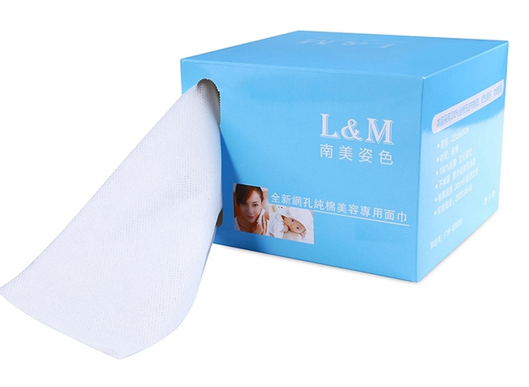 南美姿色纯棉一次性洗脸巾美容院洗面巾纸卸妆