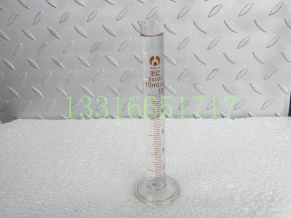 10ml 玻璃刻度量筒  带刻度量筒 带圆形底座的玻璃量筒