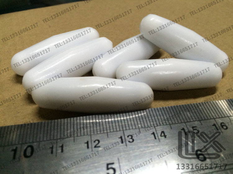 H41 11*41mm 椭圆长形 聚四氟乙烯 磁子 铁氟龙 F4 转子 搅拌子