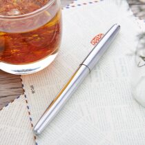 HERO HERO pen All steel 100 series 14K gold all steel classic retro old gold pen office writing signature gift pen