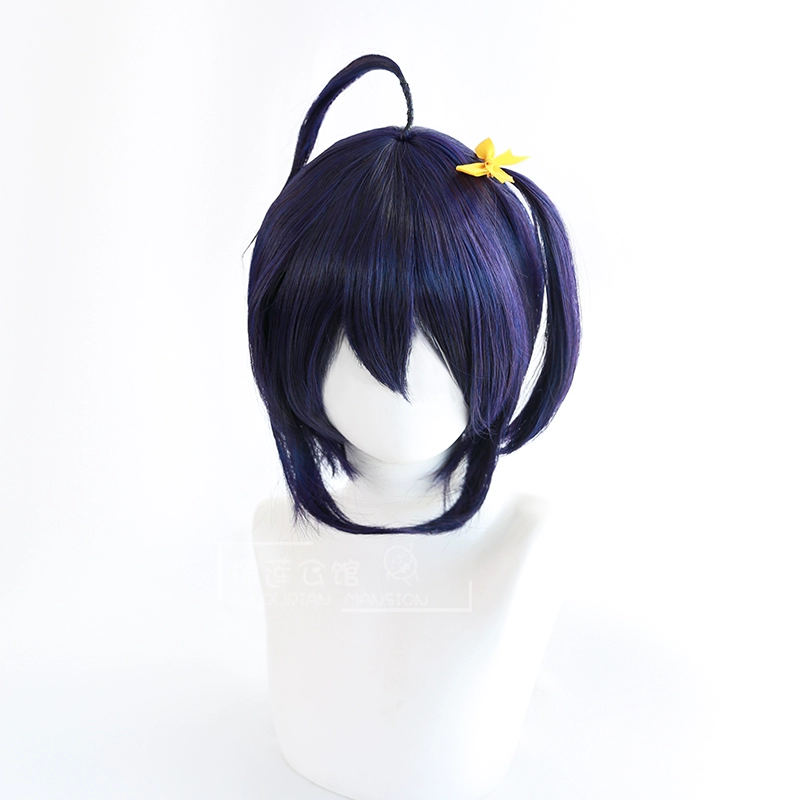 [Sầu riêng] Chuunibyou cũng muốn yêu, Little Bird Tour Rikka cos tóc giả, anime cosplay mô phỏng da đầu