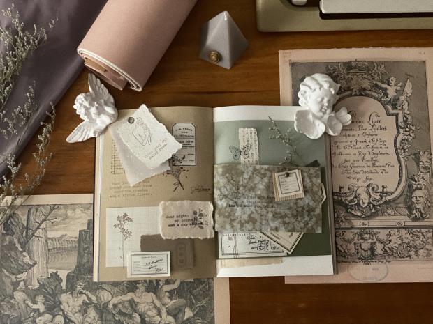 HANEN STUDIO Homemade specialty paper mixed hand book) Homemade hand book inner core) Handmade cassava