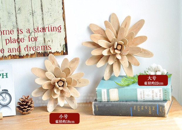 Bắc Âu retro log sen nhà phòng khách tủ rượu tủ trang trí sáng tạo đồ trang trí Trung Quốc Zen nghiên cứu nội thất phòng đồ trang trí phòng khách