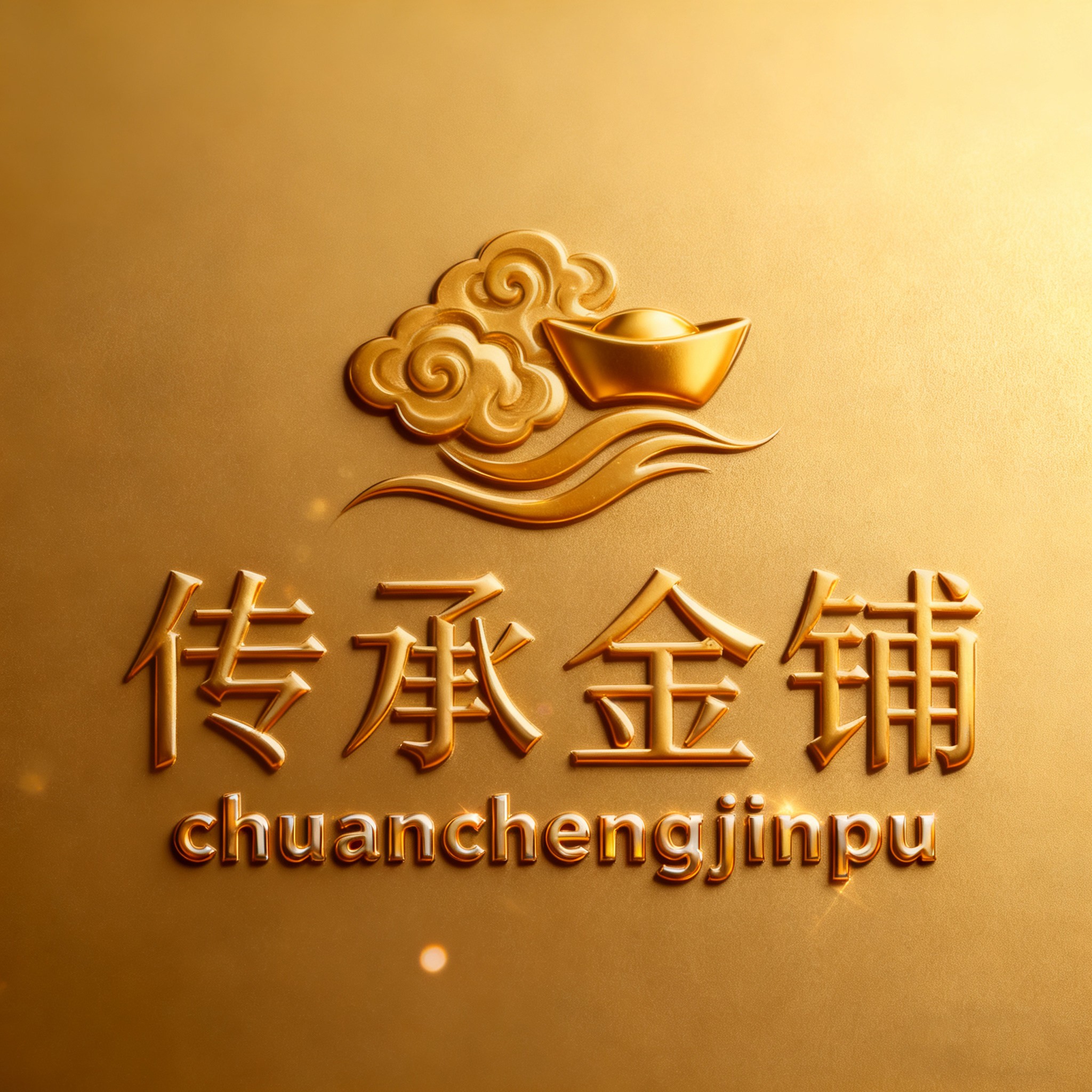 传承金铺 只卖真金的LOGO