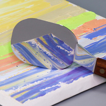 Italy imported RGM oil painting knife scraper shovel knife oil paint shaping texture toning knife detail painting triangle needle tip knife professional painting material art supplies tool