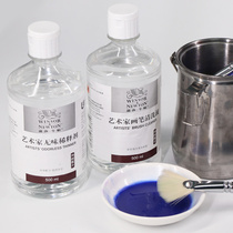 Windsor Newton Artist Brush Wash Liquid Odorless Diluent Oil Paint Medium Solvent Painting Tool Colorless Cleaner Decontamination Cleaning Liquid Brush Barrel Oil Pot Palette 500ML Large Bottle