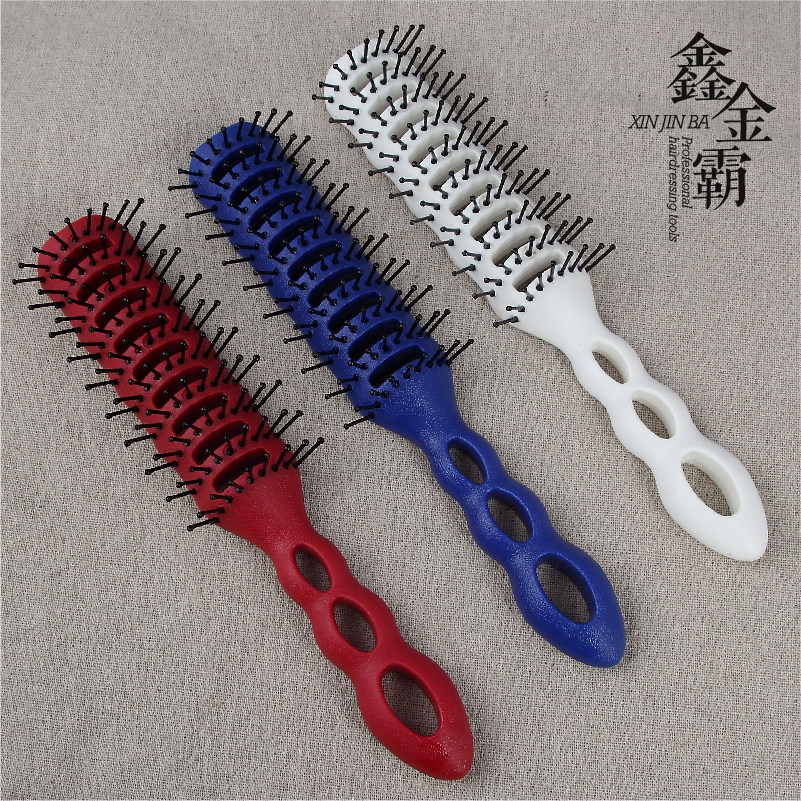 Hair salon ribs Ribs Anti-Static Curly Hair Combed Hair Combed Hair Roll Comb Men Retro Oil Head Big Back Head Styling Comb