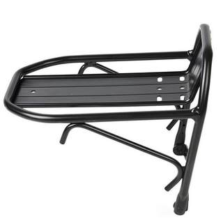 Mountain bike front rack, front fork rack, suitable for all v brake disc brake aluminum alloy load support rack accessories
