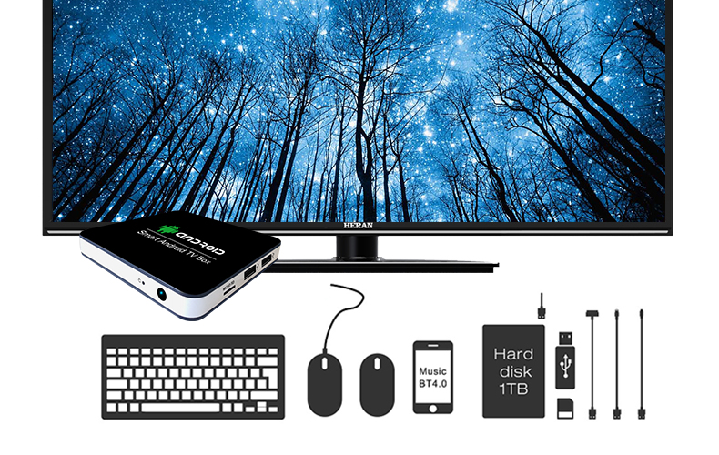 phát wifi xiaomi Mạng HD player không dây Kết nối WIFI ổn định TV set-top box phổ IPTV bộ thu sóng wifi từ xa