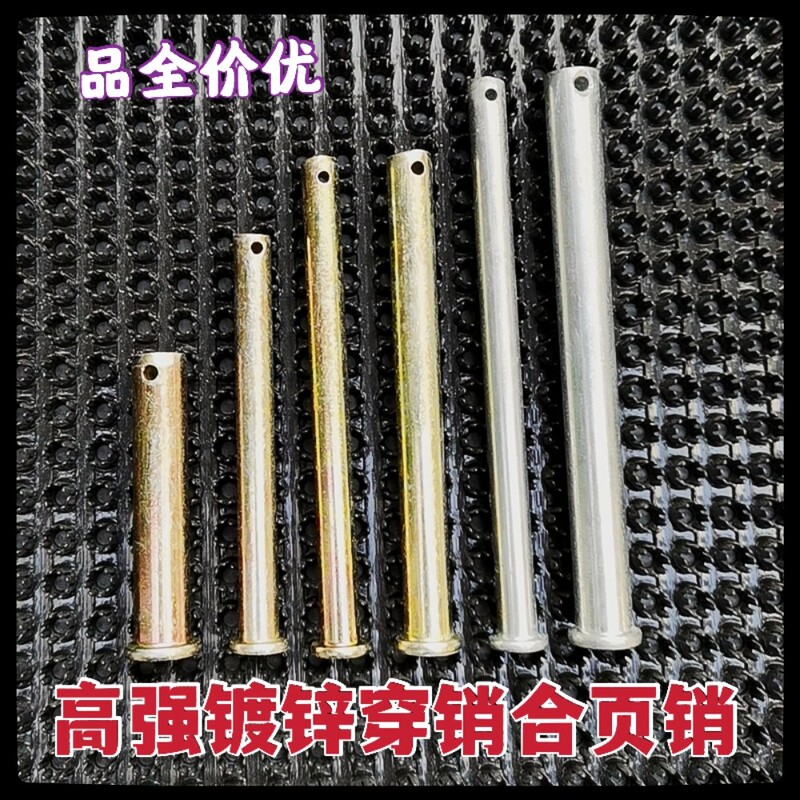 Galvanized Hinge Pins for Semi-Trailer Truck Compartments, Hinge Pin Shafts, Pin with Hole, Cylindrical Pin