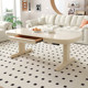 Guomin mobile lifting and dining table dual-purpose