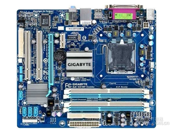 Gigabyte G41 motherboard GA-G41M-COMBO supports DDR2 DDR3 memory Fully integrated motherboard