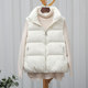 Down vest women's autumn and winter loose Korean style vest waistcoat lightweight down jacket jacket 90 white duck down outer vest