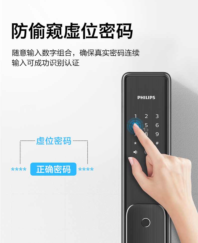 Philips/飞利浦 DDL701E 智能指纹锁 APP远程遥控 图16