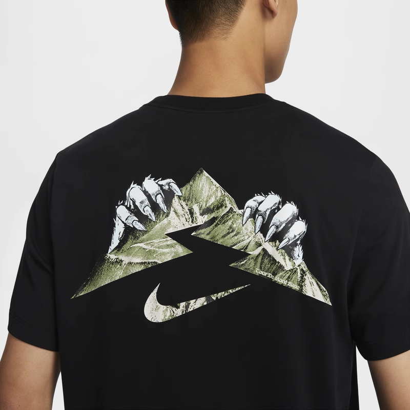 Nike, быстрая сушка дышащая футболка с коротким рукавом для тренировки, для бега