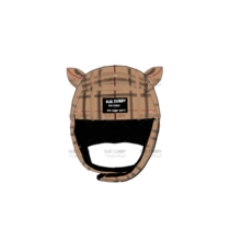 Spot Sue autumn winter new children cartoon bear clip cotton Lei Feng cap with its color warm cotton hat male and female child