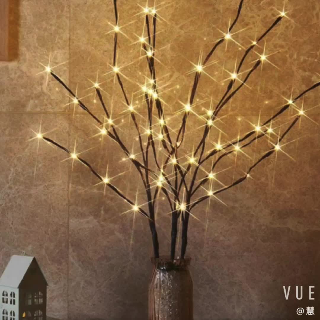 Best Selling Lighted Branches Solar Powered Artificial Branch Lights 60