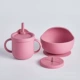 Розовая розовая чашка + чаша