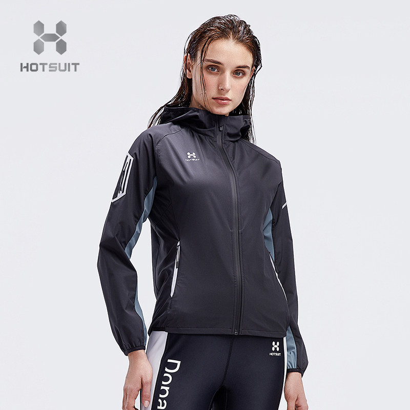 HOTSUIT post-show sweatsuit women's sweatsuit women's single blouses running weight loss clothes sports casual yoga clothes