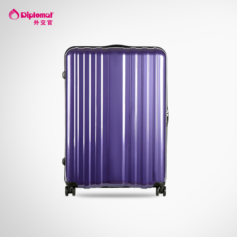 diplomat diplomat pull-lever box 20 24 28 inch mirror suitcase male and female retro suitcase 1212