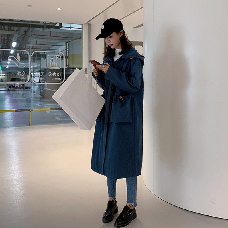 Gestational Maternity Dress Lady Mid 2020 Early spring New Korean version Pregnancy Late Coat Surrogacy with Loose Cover of the Belly Button