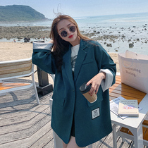 Pregnant women jacket 2021 Spring and Autumn New Korean version of small man pregnant mother casual small suit loose windbreaker pregnancy