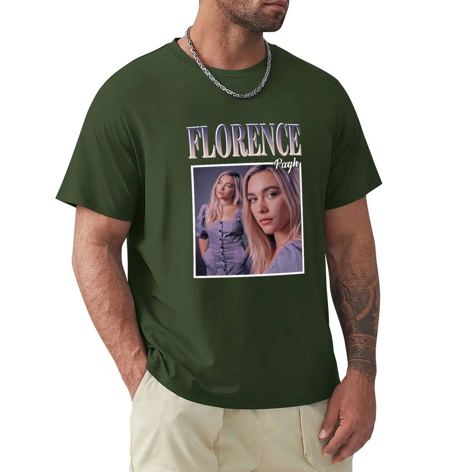电竞t恤 florence pugh 90's vintage t-shirt cute tops graphics t shir