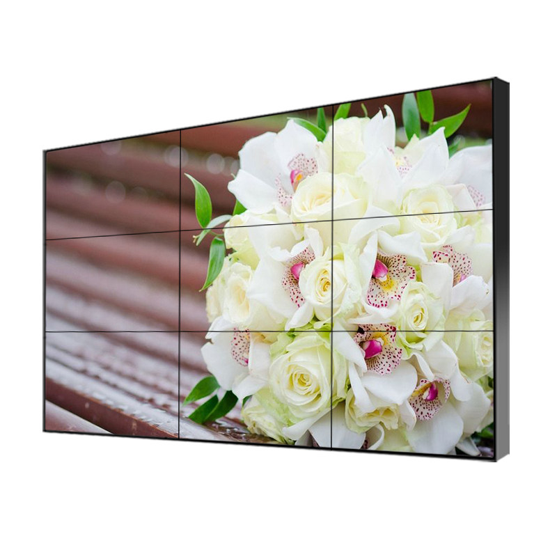 Jingdong 46 inch LCD display 1 7mm ultra narrow side seamless video conferencing splicing TV wall