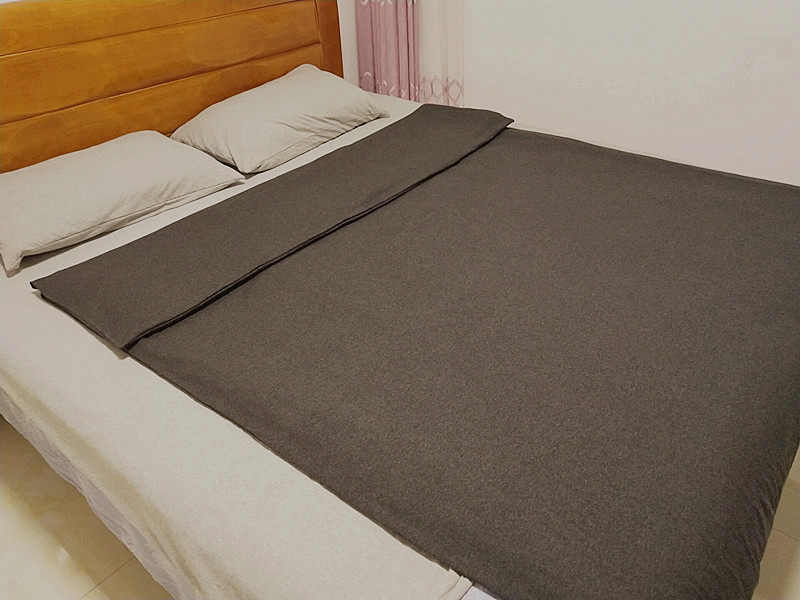Cotton đan vải cotton đơn đôi chăn sinh viên chăn bông cotton không in gió màu rắn Nhật Bản - Quilt Covers chăn ga đẹp