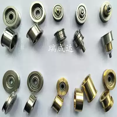 SMT docking table pulley 18mm driven wheel 4mm driving idler flat pulley groove width 7 5 copper wheel 5mm