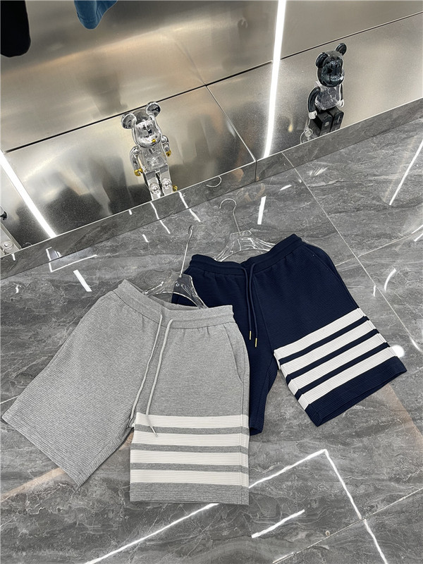 As Always, High Quality! All-Cotton Comfortable Tb Water Ripple Yarn-Dyed Four-Stripe Men's Shorts, Five-Point Shorts, Trendy As Always, High Quality! All-Cotton Comfortable Tb Water Ripple Yarn-Dyed Four-Stripe Men's Shorts, Five-Point Shorts, Trendy