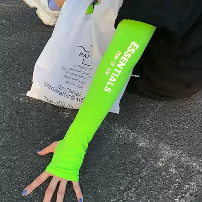 Reflective sunscreen sleeve cover arm arm sleeve men's and women's summer anti-UV student arm cover driving anti-UV tide